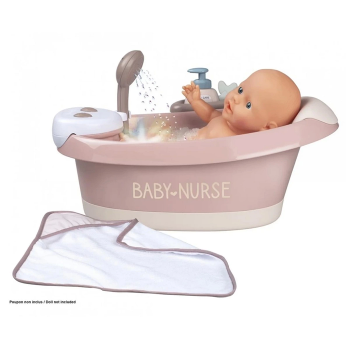 Smoby Baby Nurse Banyo Seti Su ve Işık Fonksiyonlu 220368