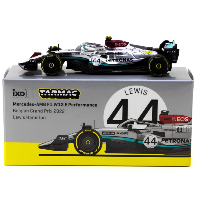 Tarmac Works 1/64 Mercedes-AMG F1 W13 E Performance Belgian Grand Prix 2022