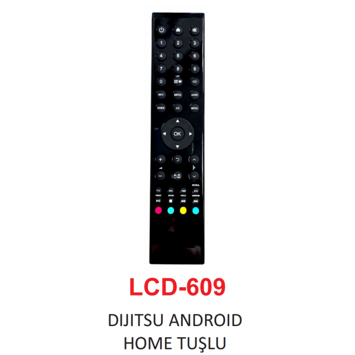 Dijitsu Android Serisi LCD-LED TV Kumanda LCD-609 (7474)