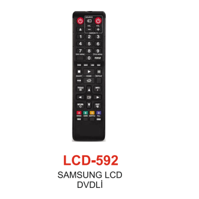 Samsung LCD DVD Tv Kumandası - LCD 592 (7474)