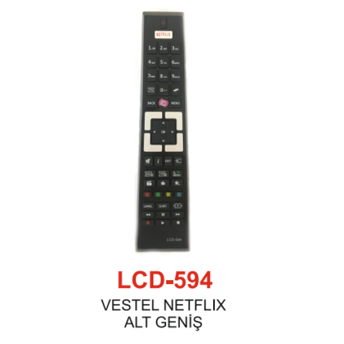 Vestel Netflix Tv Kumandası  - LCD 594 (7474)