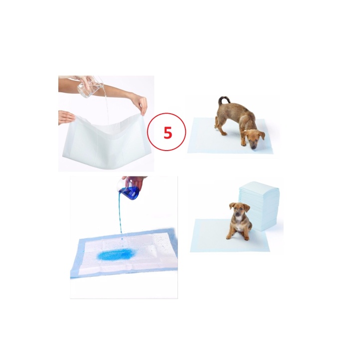 Yıkanabilir Köpek Çiş Pedi - 100 X 70 Cm 5li Paket (7474)