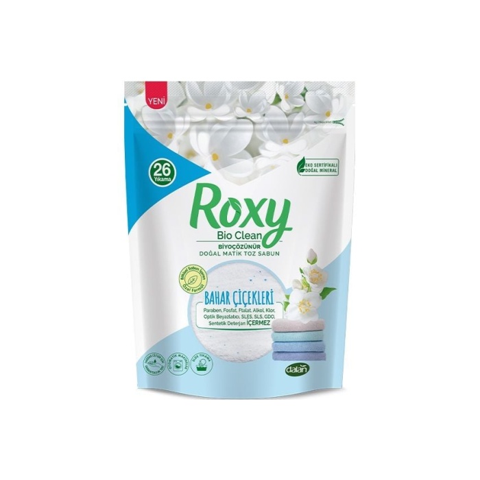 Roxy Bio Clean Doğal Matik Toz Sabun Bahar Çiçekleri 1600 Gr