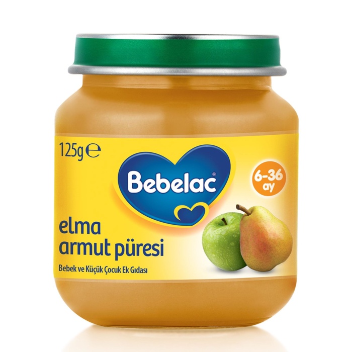 Bebelac Elma Armut Püresi Kavanoz Maması 125gr