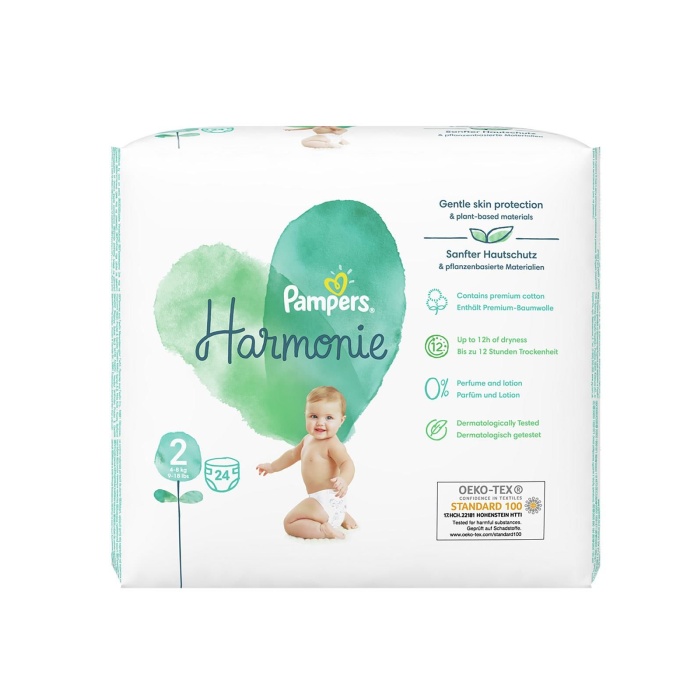 Prima Pampers Harmonie Bebek Bezi 2 Beden 24 Adet