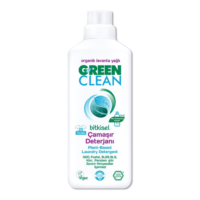 Green Clean Bitkisel Çamaşır Deterjanı 1000ml