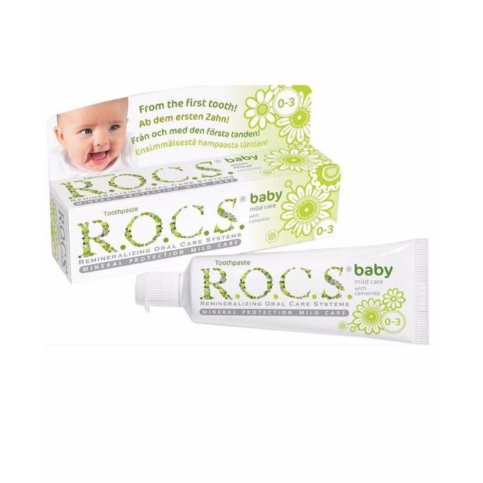 R.O.C.S.Baby Diş Macunu 35ml 0-3 Yaş Papatya