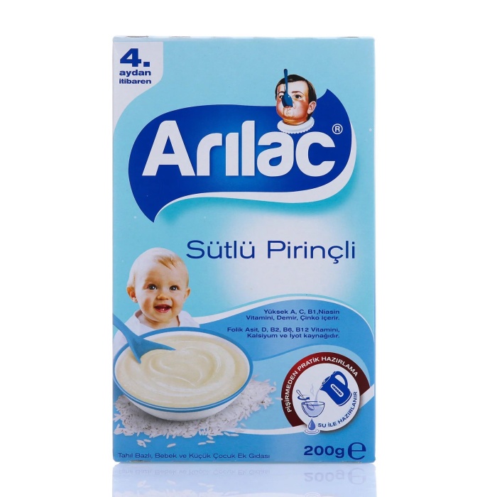 Arılac İnstant Sütlü Pirinçli Ek Gıda 200gr