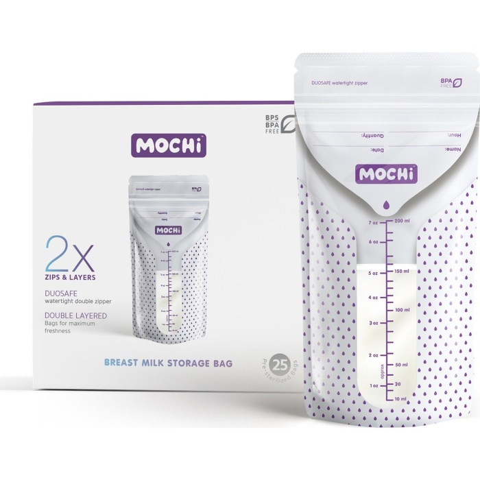 Mochi Anne Sütü Saklama Poşeti 25 Adet 200ml