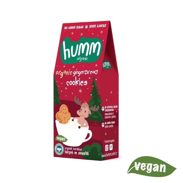 Humm Organik Zencefilli ve Tarçınlı Vegan 55gr