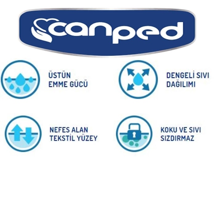 Canped Ultra Mesane Pedi L Beden Büyük Boy 10 Adet