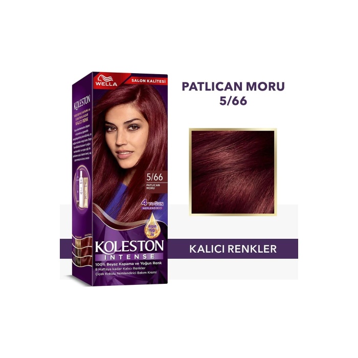 Koleston Intense Saç Boyası 5/66 Patlıcan Moru - Salon Kalitesi