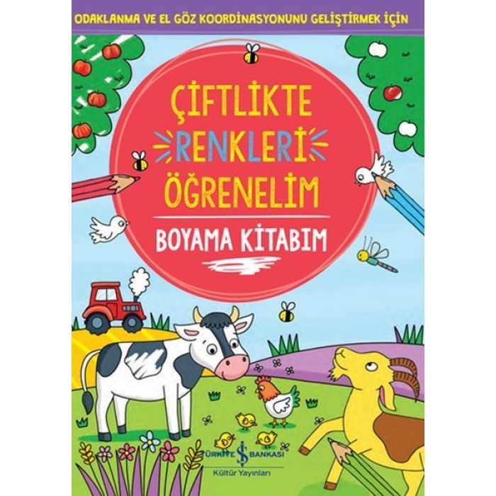 Çiftlikte Renkleri Öğrenelim Boyama Kitabım  (4022)