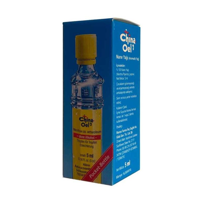 Çin Yağı 5 ML - Yüzde 100 Saf Doğal Nane Yağı