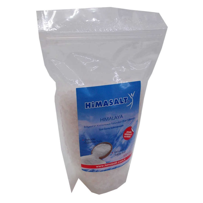 Yemeklik Himalaya Kristal Çakıl Kaya Tuzu Beyaz 500 Gr