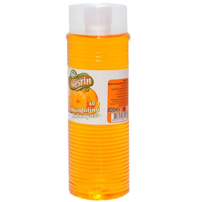 Mandalina Kolonyası 60 Derece Pet Şişe 400 ML