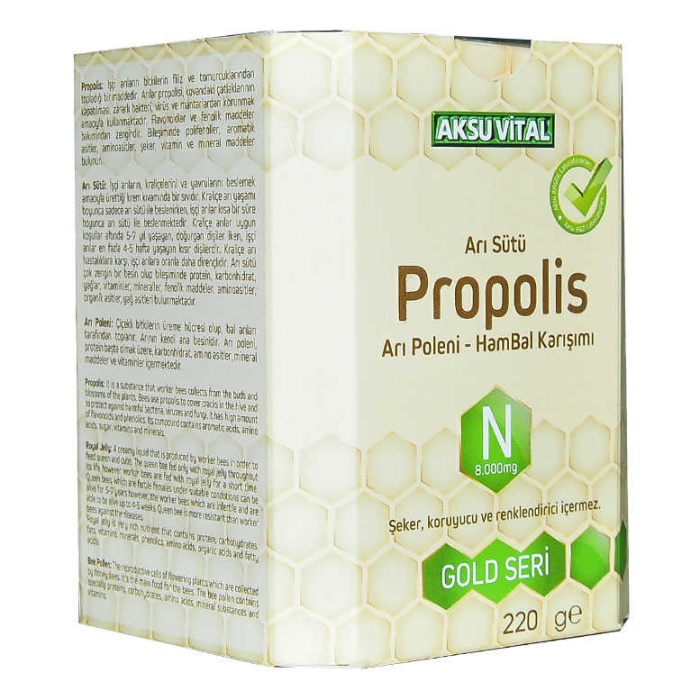 Arı Sütü Propolis Polen Bal Karışımı 220 Gr