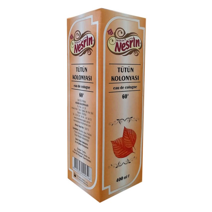 Tütün Kolonyası 60 Derece Kutulu Pet Şişe 400 ML