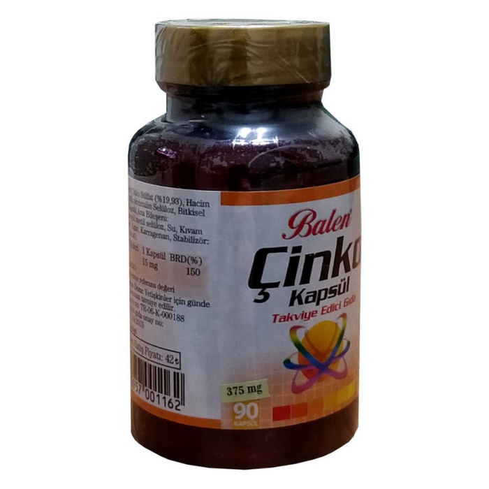 Çinko 375Mg 90 Kapsül