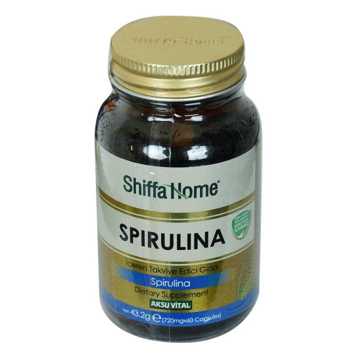 Shiffa Home Spirulina Diyet Takviyesi 720 Mg x 60 Kapsül