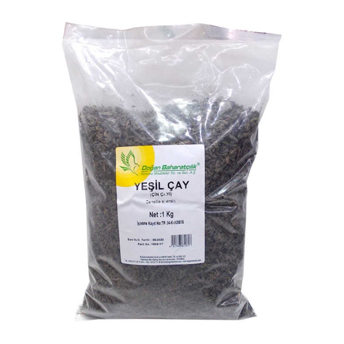 Yeşil Çay 1. Kalite Doğal İthal Çay 1000 Gr Paket