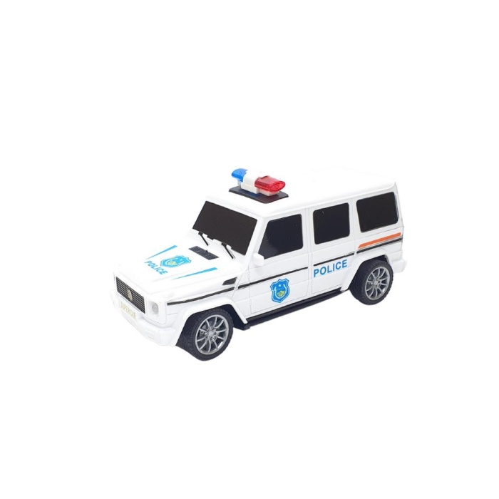 Uzaktan Kumandalı Mercedes Polis Jeep 1:20 Ölçek 18 Cm Beyaz - 13578-887