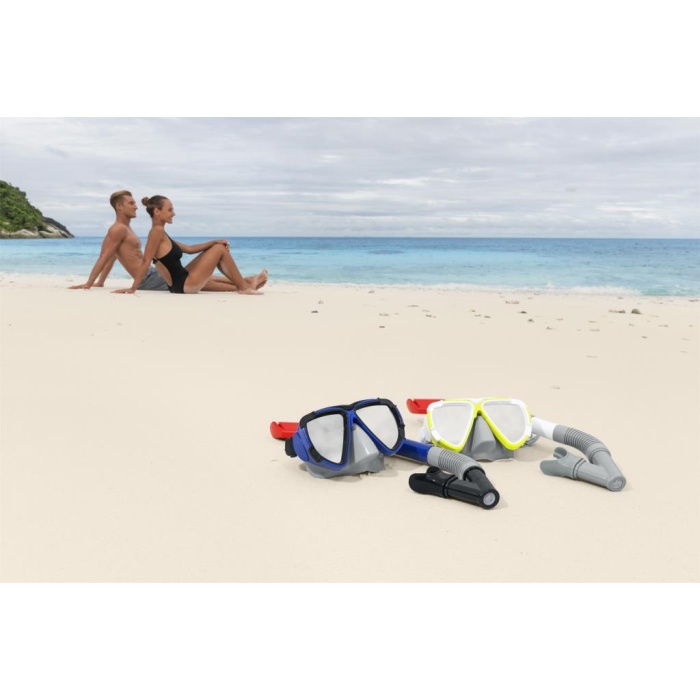 Dominator 2 Aynalı Maske Snorkel Set