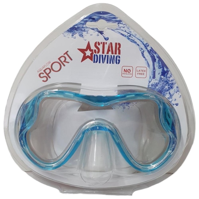 - TEK MASKE YETİŞKİN TEMPERED STAR DIVING