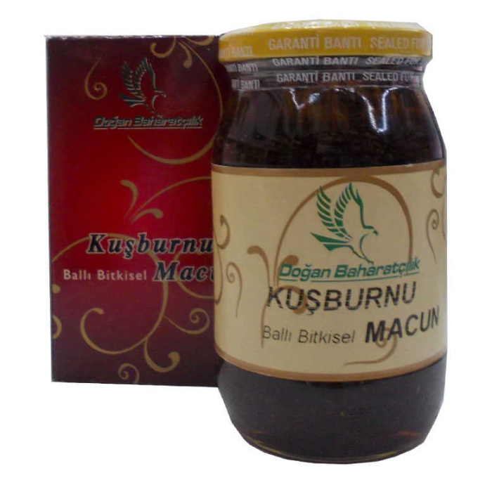 Kuşburnulu Ballı Bitkisel Karışım Cam Kavanoz 450 Gr