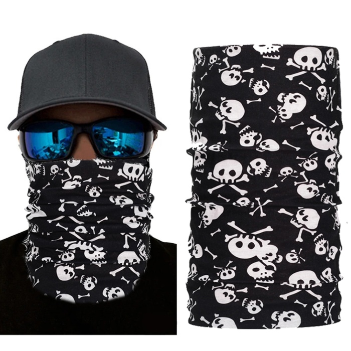 Motorcu Boyunluk Baf Buff Bandana 25x48 cm Model 1