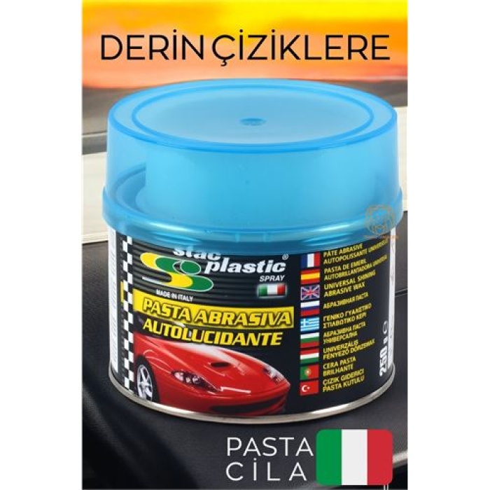 Derin Çizikleri Gideren Pasta Cila  Stac Plastic Italy