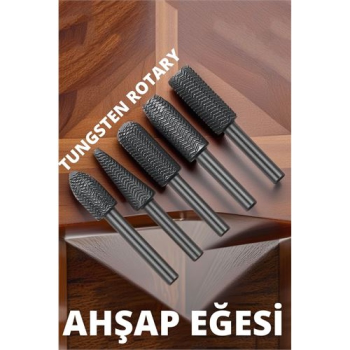 Tungsten Ahşap Oyma Şekillendirme 5 li Eğe Seti