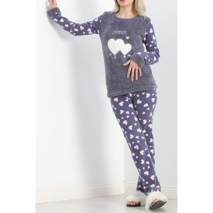 Polar Pijama Takımı Koyugri