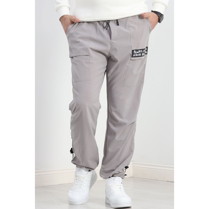 Paraşüt Kumaş Jogger Alt Dumangri