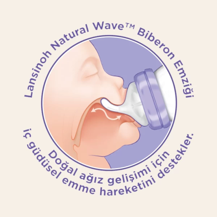 Biberon Natural Wawe Biberon Emziği 240ml