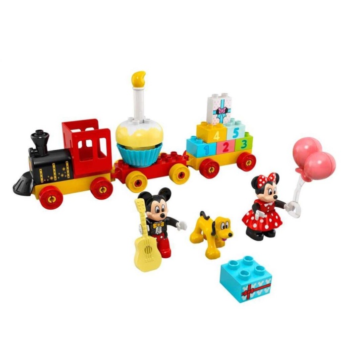 10941   Duplo® Mickey ve Minnie Doğum Günü Treni / 22 parça /+2 yaş