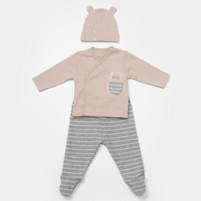 Bibaby Adventure Bear 3Lü Set 73333 Latte Grimelanj