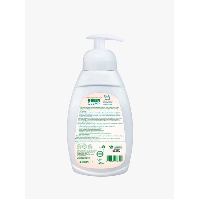 Green Clean Baby Köpük Sabun 450 ml