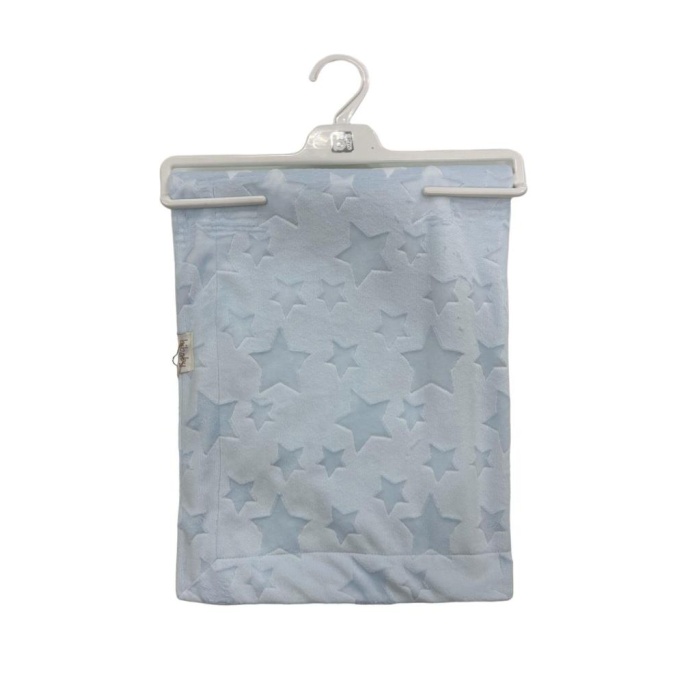 Nessiworld Bibaby Jacquard Star 82x90 Battaniye 64726 Blue