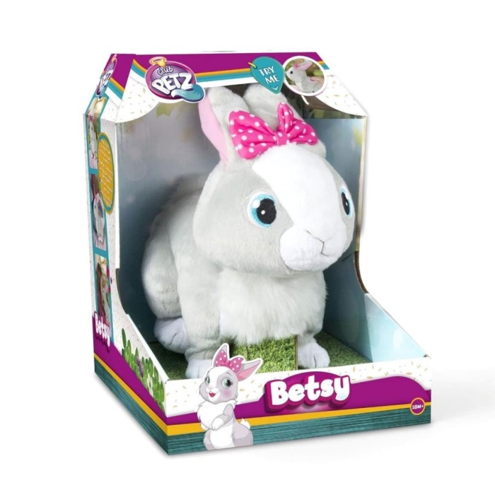 Nessiworld 9586 Sesli ve Hareketli Peluş Tavşan Betsy -Sunman