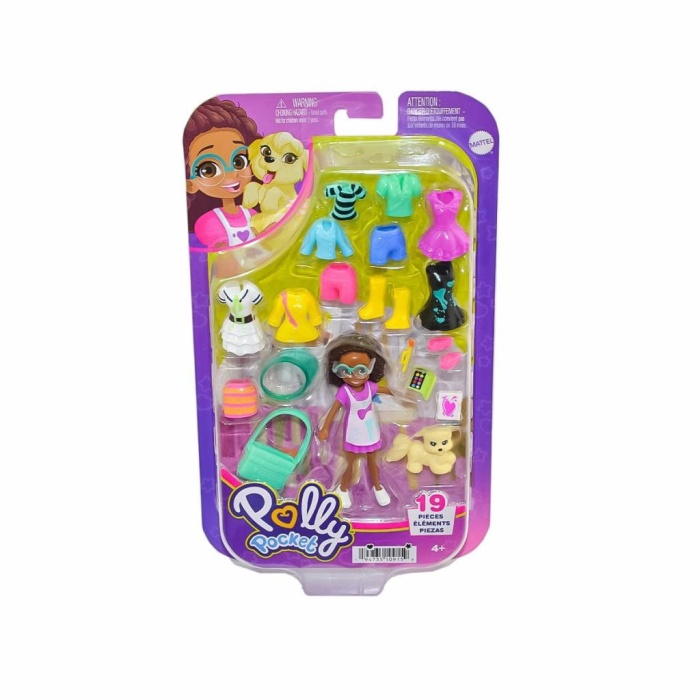 HKV88 Polly Pocket Farklı Kombin Eğlencesi Oyun Setleri