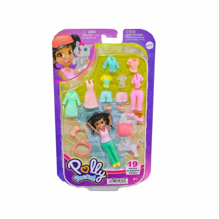 HKV88 Polly Pocket Farklı Kombin Eğlencesi Oyun Setleri