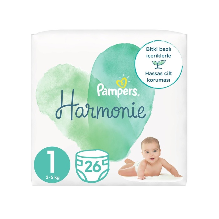 Prima Pampers Harmonie Bebek Bezi 1 Beden 26 Adet