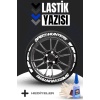 SPEEDHUNTERS BEYAZ Yazılı Beyaz Şeritli Motosiklet Ve Otomobil Lastik Yazısı Sticker Yapıştırma