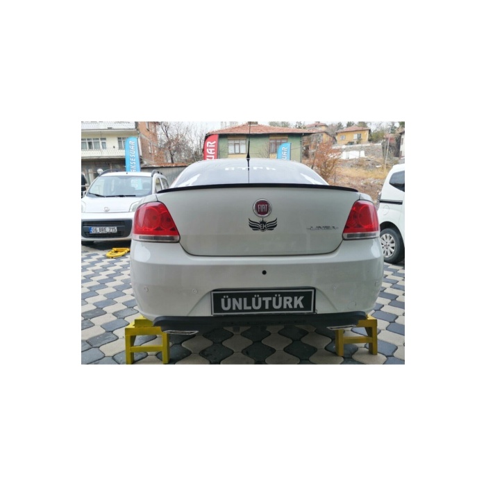 Fiat Linea Bagaj Üstü Spoiler Piano Black