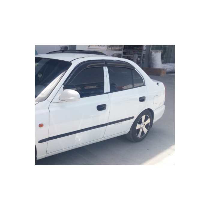 Hyundai Accent Milenyum (kasa) Mügen Cam Rüzgarlığı 2000 - 2003 Arası 4 Lü Takım