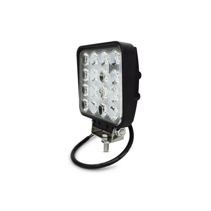 8 Adet 16 Led Off Road Kare Çalışma Lambası Sis Lambası Projektör Gündüz Farı 48 Watt Nkt Group