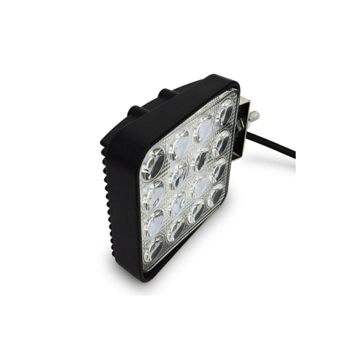 8 Adet 16 Led Off Road Kare Çalışma Lambası Sis Lambası Projektör Gündüz Farı 48 Watt Nkt Group