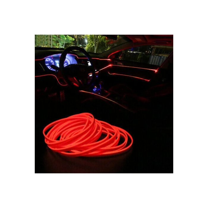 Araç İçi Neon Ledi İp Led Torpido Ledi 2 Metre Neon Led