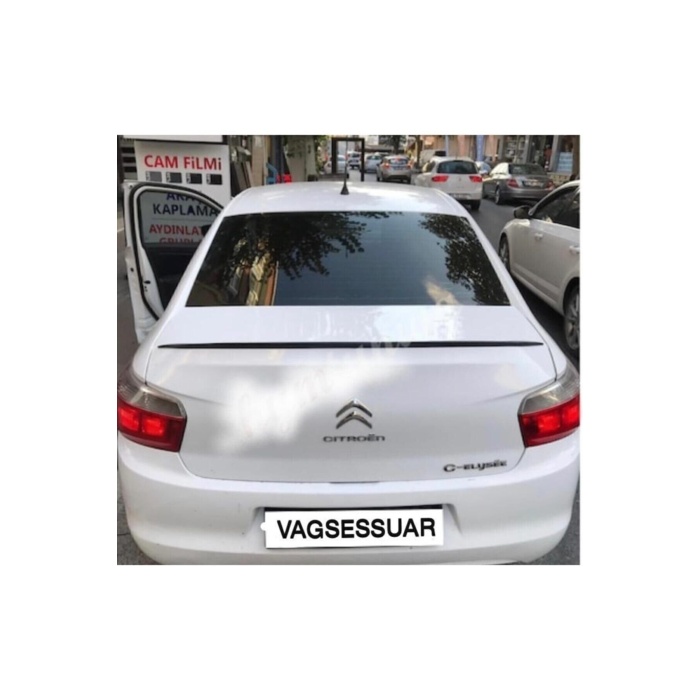 Citroen C Elysee Bagaj Üstü Spoiler Bagaj Çıtası Pianoblack